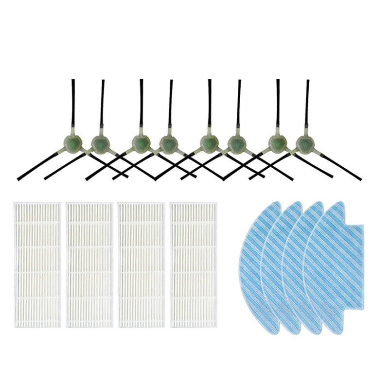 Ersatzteile Seiten bürsten Hepa Filter kompatibel für links m210 m210s m210b m213 Roboter Staubsauger Zubehör
