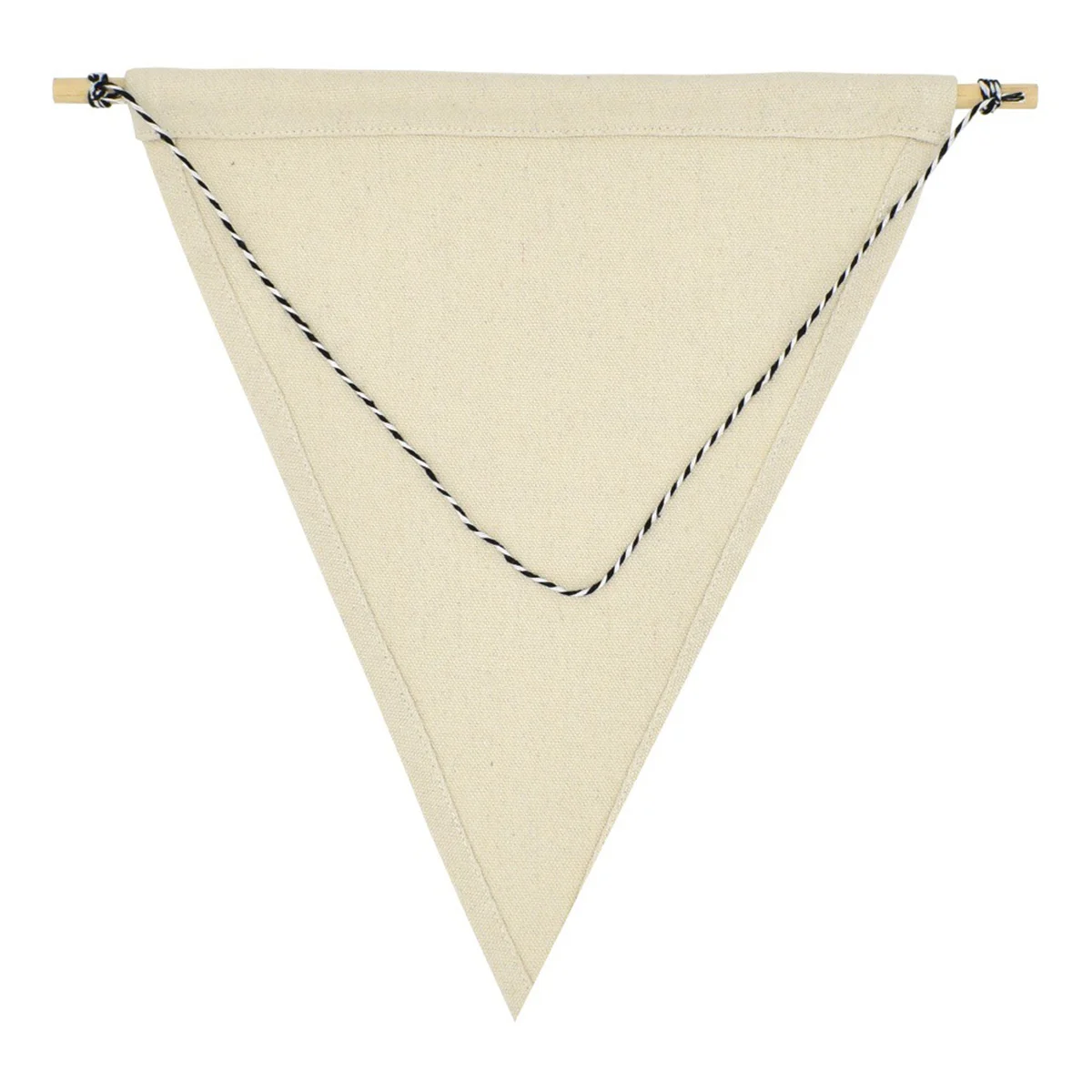 Triangle Pin Banner Canvas Button Lapel Pennant Brooch for Hanging Badge Wall Display The