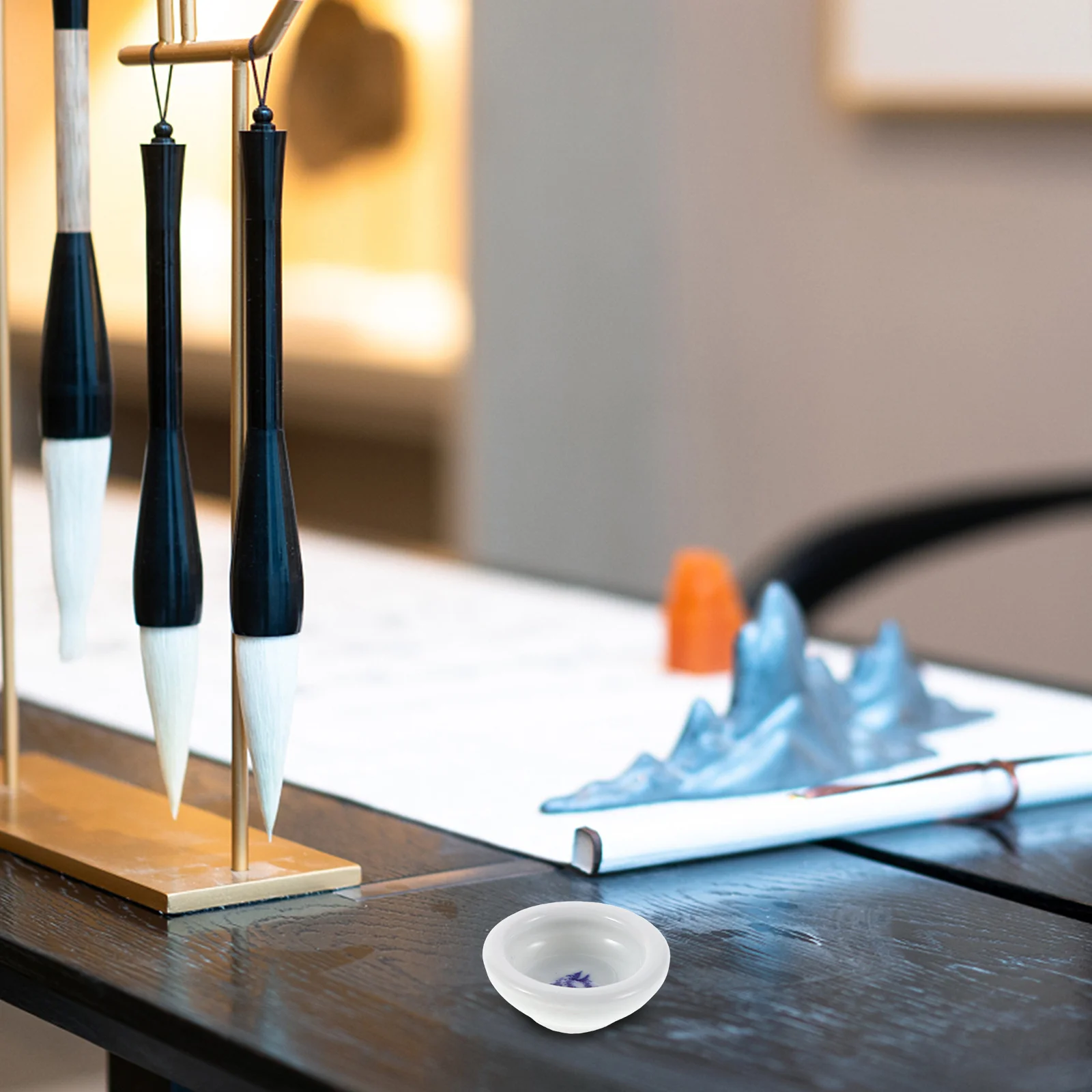 

1Set Chinese Calligraphy Set for Beginners Complete Brush Ink Paper Ink Stone Calligraphy Supply for Students