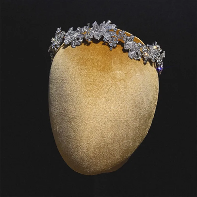 CC Crowns for Wedding Women Hair Accessories Bridal Headbands Engagement Hairwear Exquisite Headdress Shining Hairbands AN116