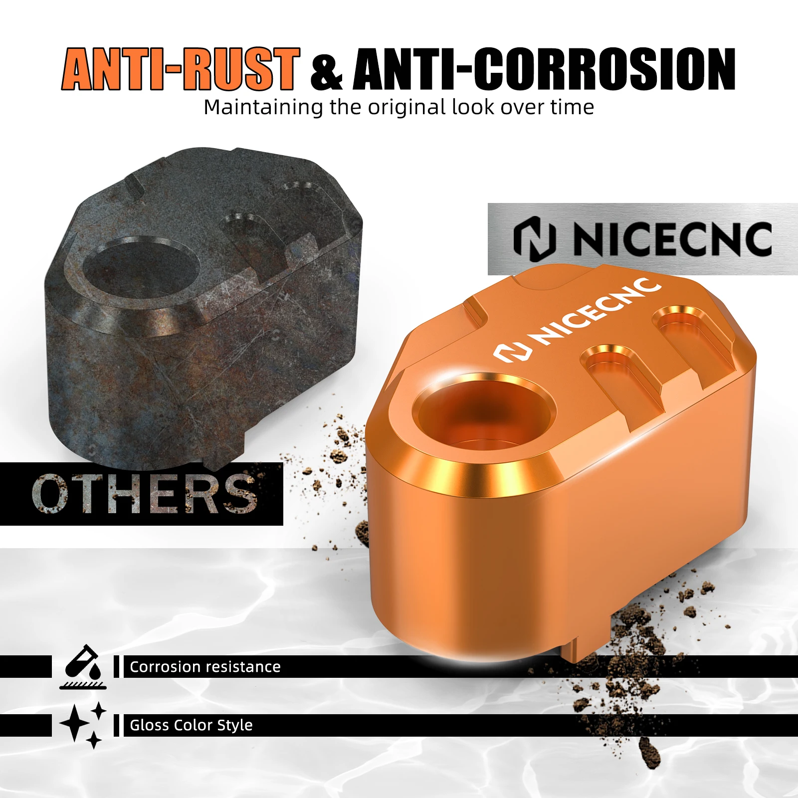 غطاء حماية كابل ABS خلفي للدراجة النارية لـ KTM 690 إندورو R 690 SMC R 2012-2025 2024 Husqvarna 701 إندورو Supermoto 2016-2025