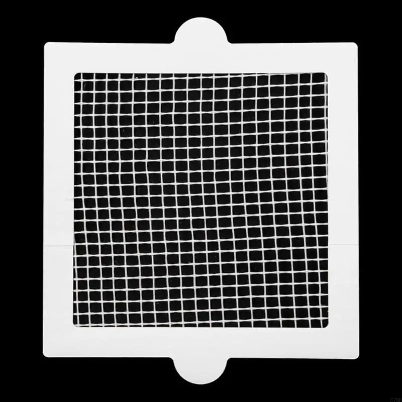 37ME 10pcs Disposables Shower Drain Hair Catcher Mesh Stickers for Floor Drain Bathtub Bathroom Kitchen Filter Screen Stopper