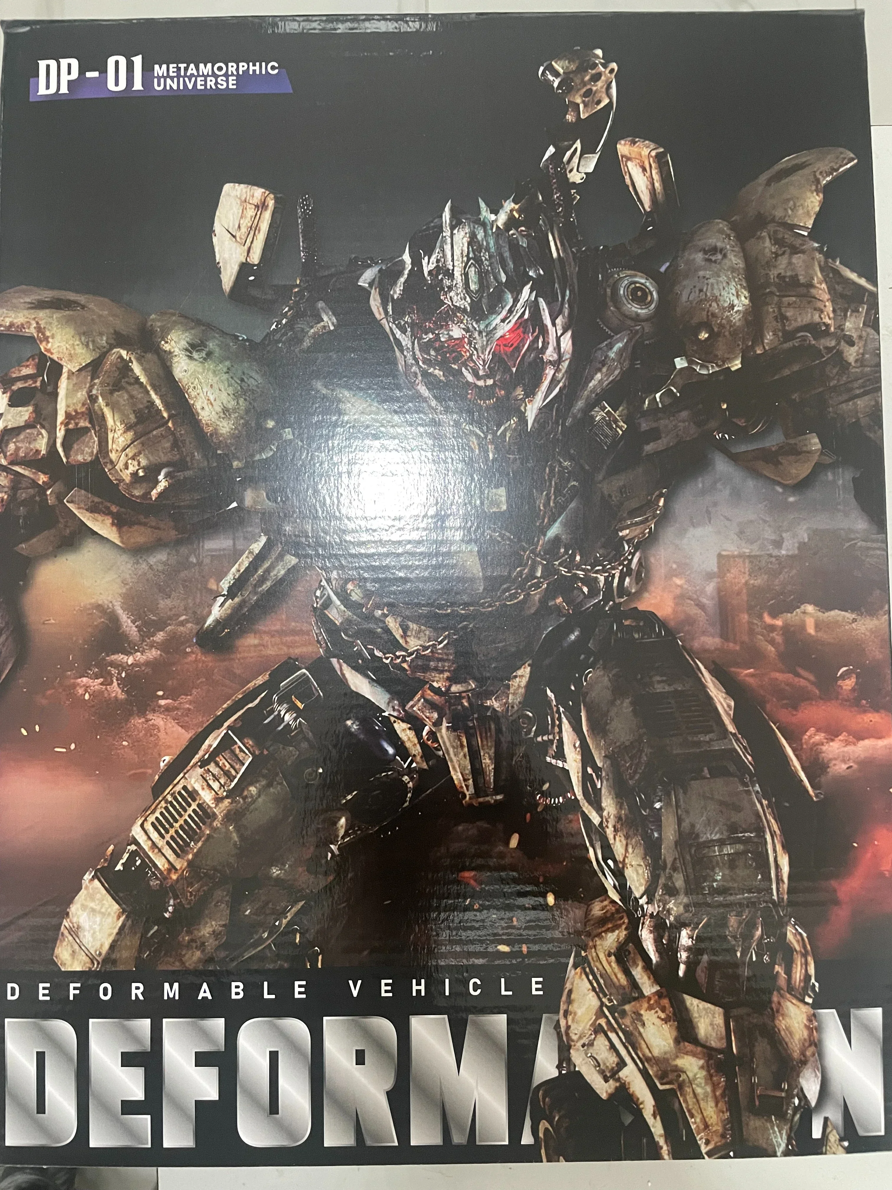 [IN VOORRAAD] Transformatie DP01 DP-01 MG Tank Megatank Desert Color Oversize 35 CM Action Figure Robot