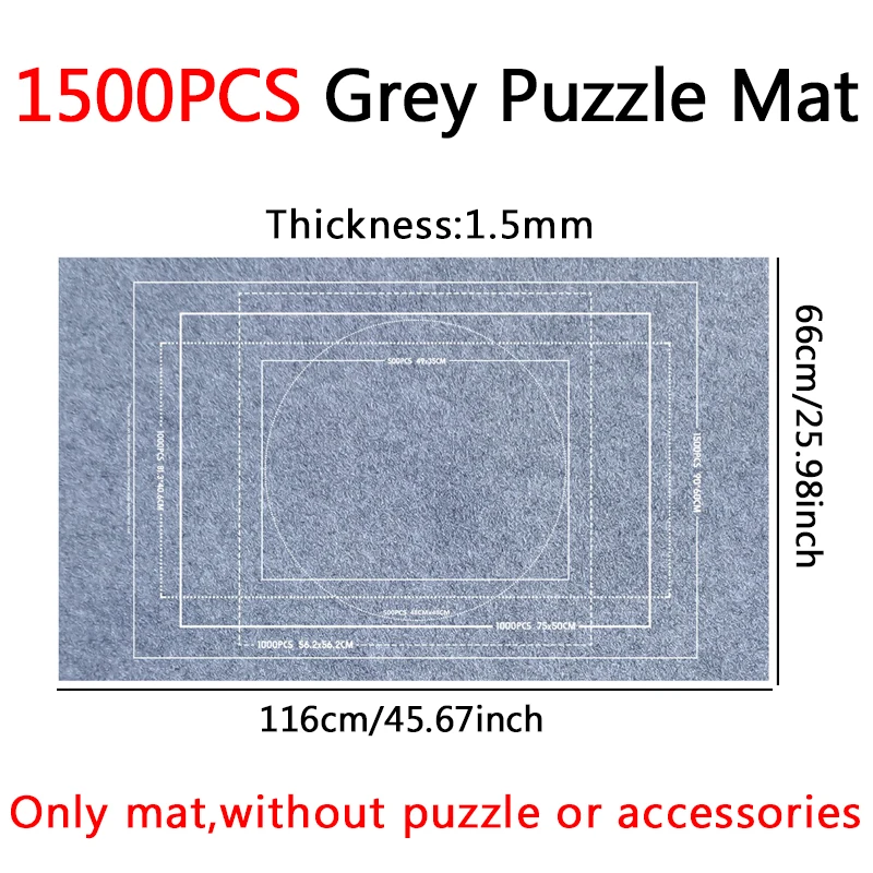 Tapis de puzzle enroulable - FEBEST - Pour 1000 à 3000 pièces - 8