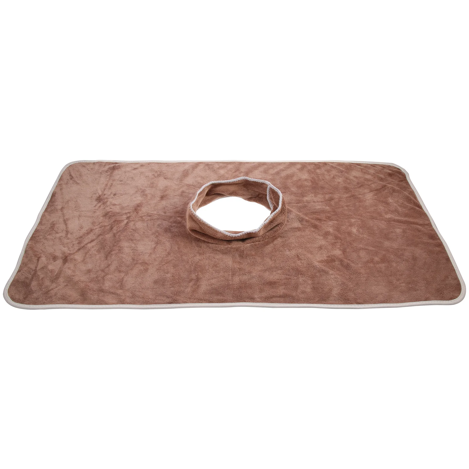 

Ergonomic Massage Bed Linen 3D Face Hole Towel Salon Supplies Durable Polyester Beauty Cushion Cover For Spa Facial Tool Towel