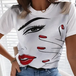 Women's T Shirt Sexy Girl 3d Print T-shirt Women Fashion Y2k Tshirts Short Sleeve Tops Tees African Women Camiseta Girl Clothing