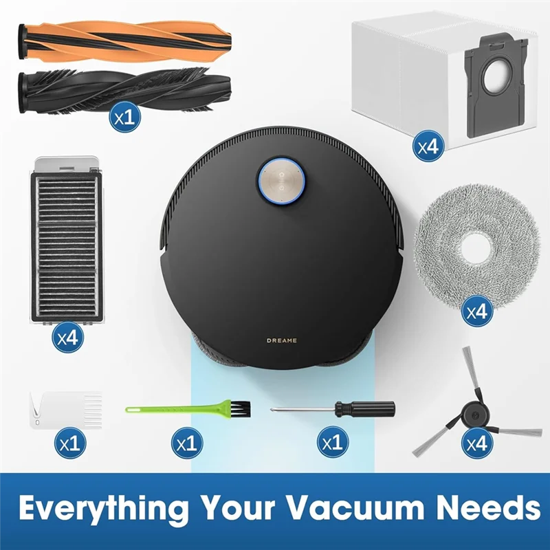 【Livraison-Rapide!】Complete/L50 Pro Ultra Robot Vacuum Cleaner Accessories–21-Piece Replacement Parts Kit For Dreame X50 Ultra