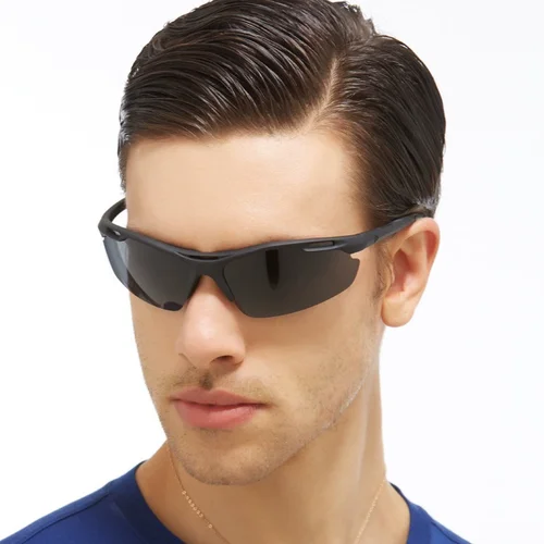 Imagen 2 del producto Gafas De Sol polarizadas deportivas ultraligeras a la moda para hombre, gafas De Sol De conducción para hombre, gafas Anti-UV para exteriores, gafas De Sol masculinas