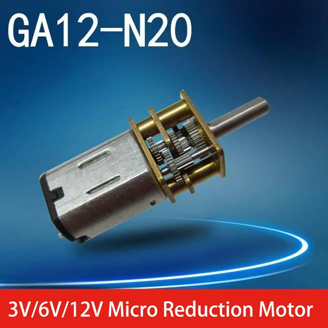 1Pcs GA12-N20 Miniature DC Metal Gear Motor 3V 6V 12V Reduction Motor Micro 30RPM 50RPM 60RPM 100RPM 150RPM 200RPM 300RPM 500RPM