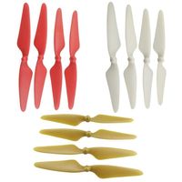 4Pcs Hubsan X4 H501S Propellers-Crash-Proof Balanced Blades for MJX B3 Bugs(2CW+2CCW 4 Colors Inc Gold) Direct Fit