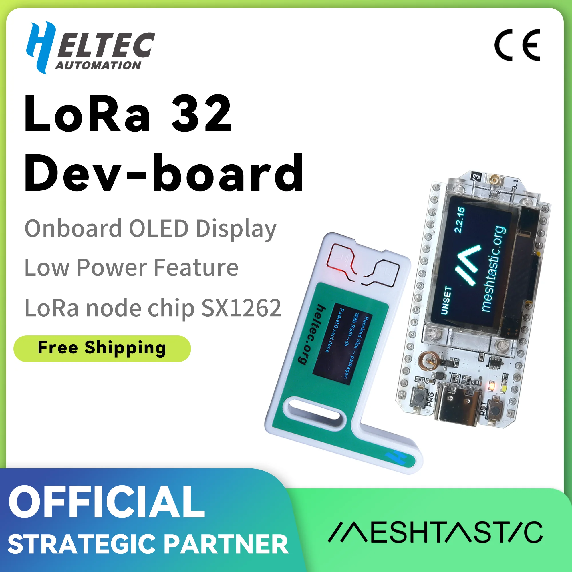 Heltec WiFi LoRa 32 V3 Dev-board with SX1262 and ESP32-S3FN8 Chip OLED, Meshtastic Mesh Network Paxcounter Support Heltec v3