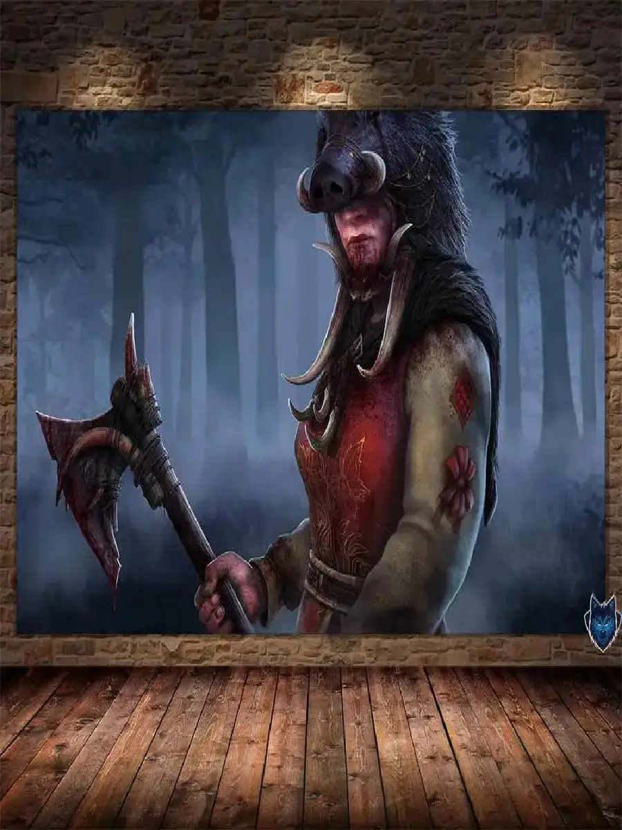 Dead by Daylight The Huntress Canvas Print - Video Game Wall Art for Living Room & Kids Bedroom Decor