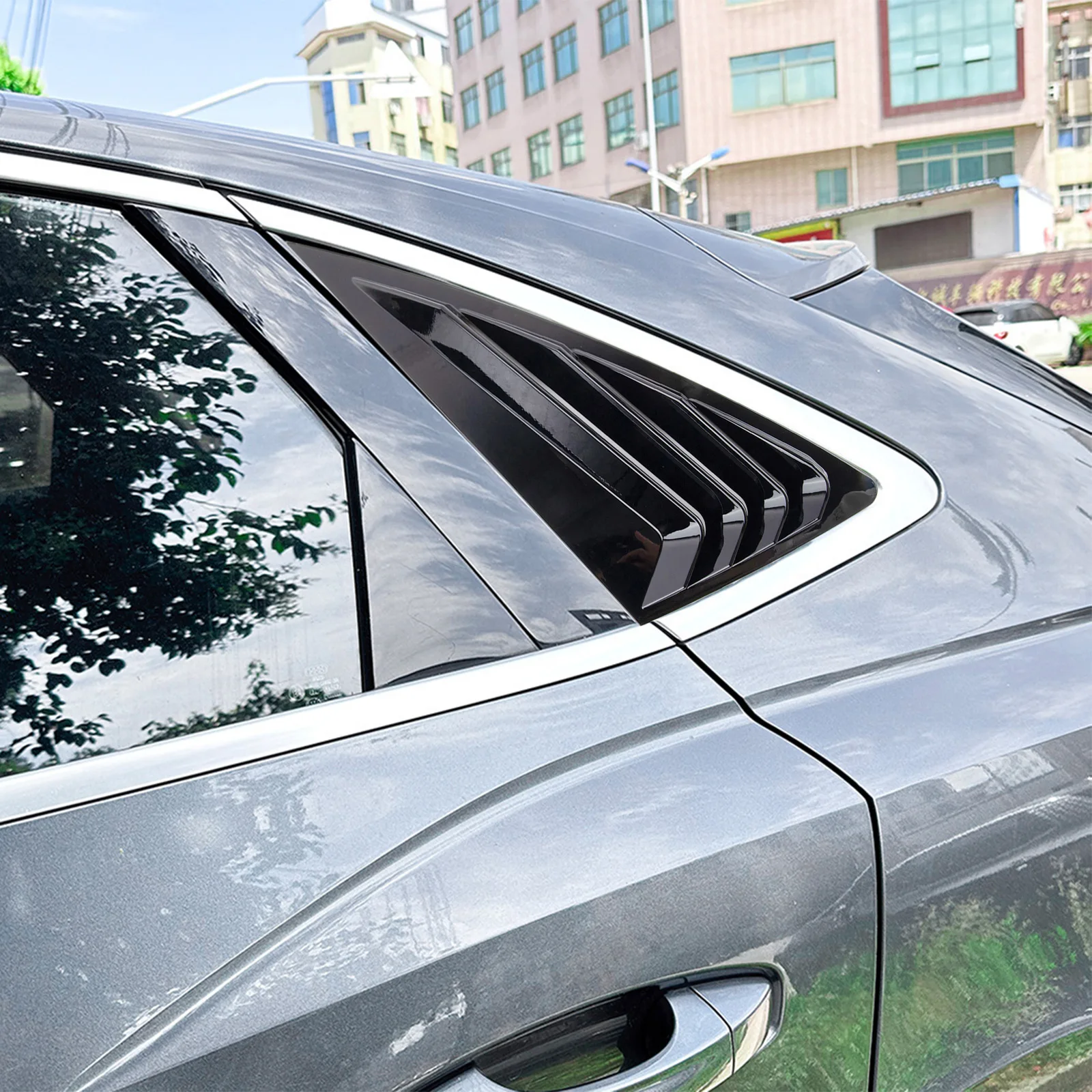 

2019-2024 Rear Window Shade Factory Specifications High Reliability Perfect Fit Stable Characteristics Side Window Louvers Vent