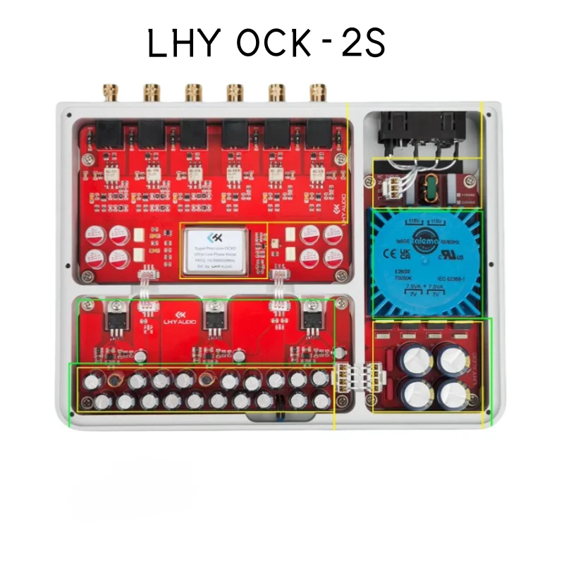 LHY Audio OCK-2S 10MHz SC Cut OCXO High-precision Ultra-low Phase Noise Constant Temperature Clock Crystal Oscillator