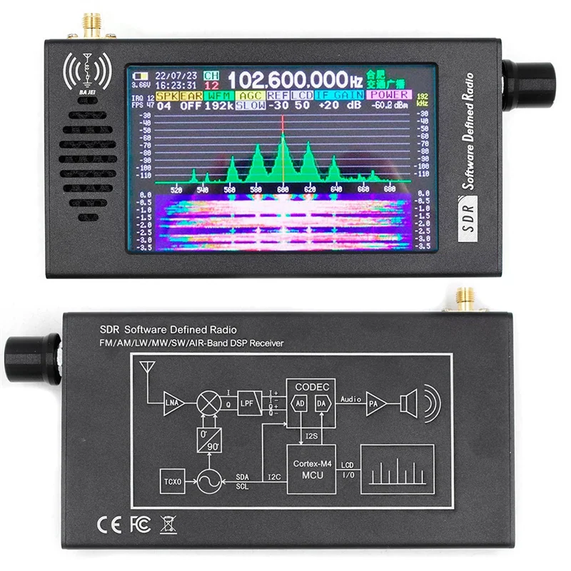 Imagem -03 - Deepsdr Dsp Demodulação Receptor de Rádio Digital Rádio Definido por Software Onda Curta fm mw Ssb cw Ham Dsp 101