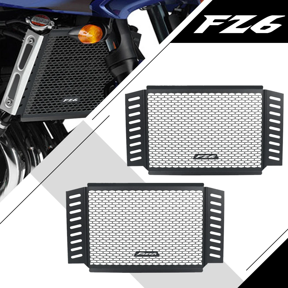 

FOR YAMAHA FZ6 Fazer FZ-6 FZ 6 FZ6FAZER 2007 2008 2009 2010 Motorcycle Accessories Radiator Grille Grill Guard Protector Cover