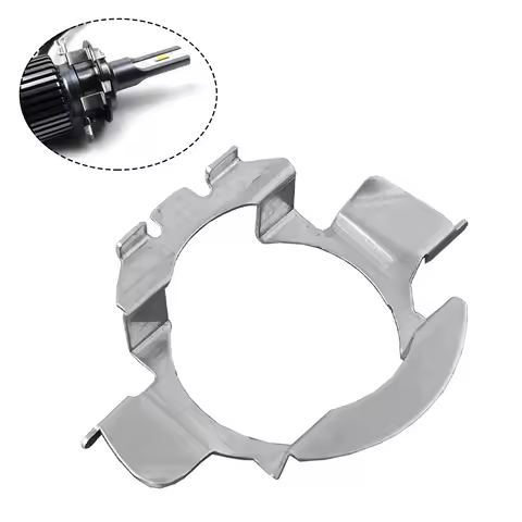 2Pcs H7 LED Headlight Bulb Base Holder Adapter Socket Retainer for BMW/Audi/Bens/VW/Buick/Nissan Qashqai Carnival Headlamp deck