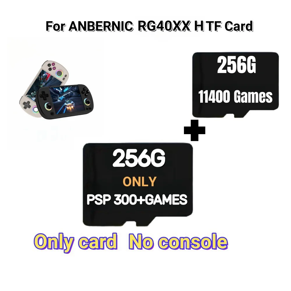 For Anbernic RG40XX H Game TF Card Plug&play Pre-install Retro