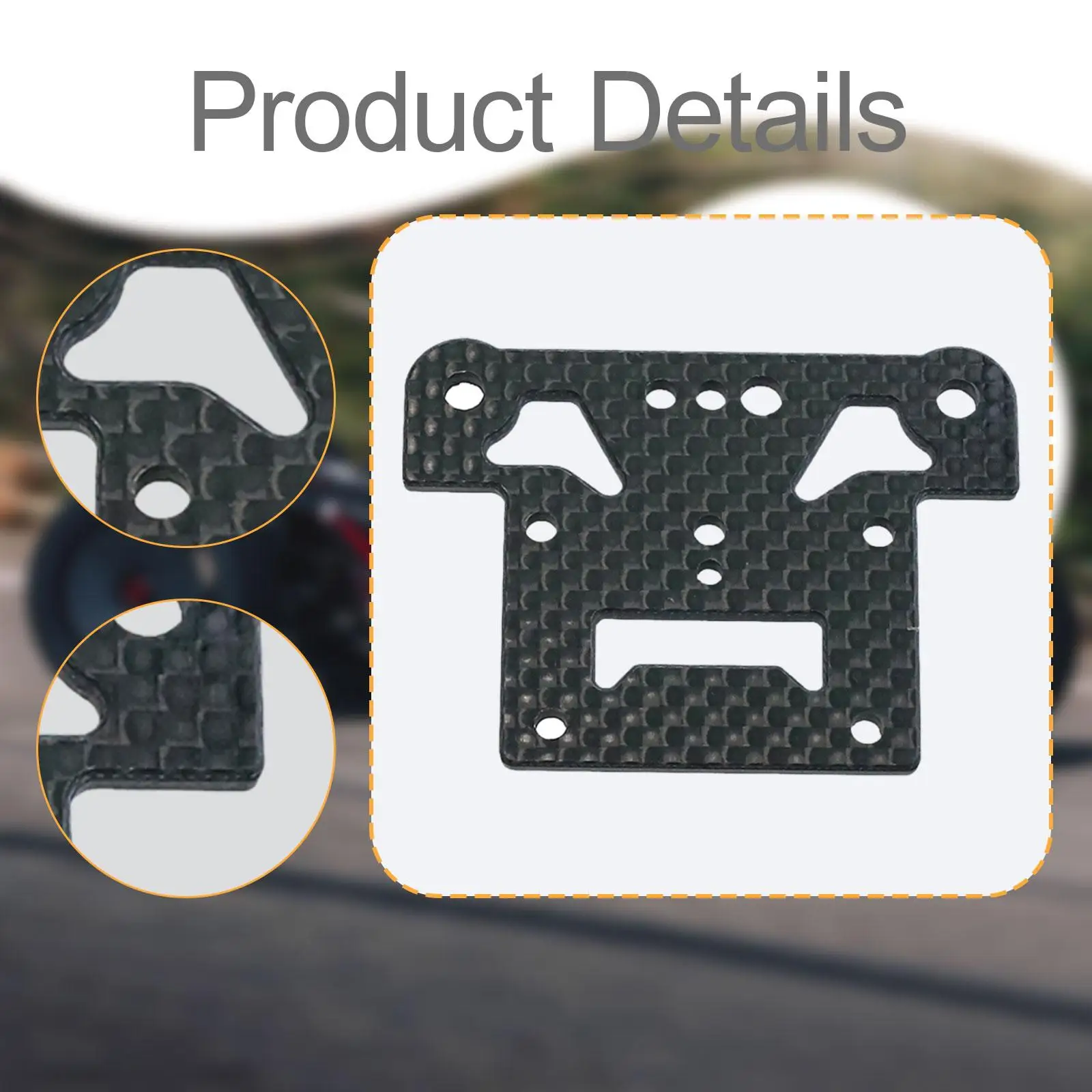 لوحة غطاء التوجيه 1/6 1/7، قطع غيار، جزء ترقية دعامة توجيه سيارة RC لـ Arrma 6S Model RC Car Crawler DIY Accs، #5