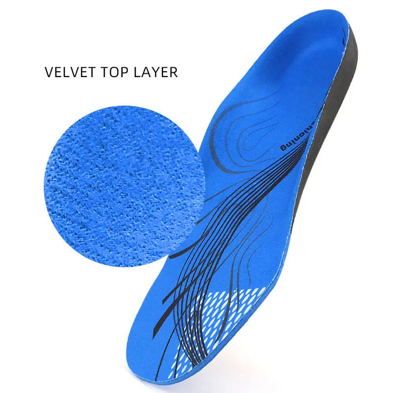 EVA Arch Support Insole Flat Foot Correction Men's and Women's Sports Shock-Absorbing Breathable Insole