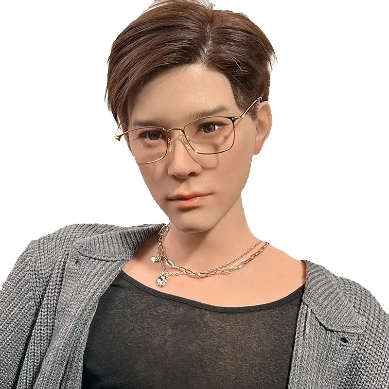 RENHEYUOU 1:1 Lynn Male Gay Silicone Doll Adult Sex Toy for Women 170cm Height Half body, whole body 18+Xxx.