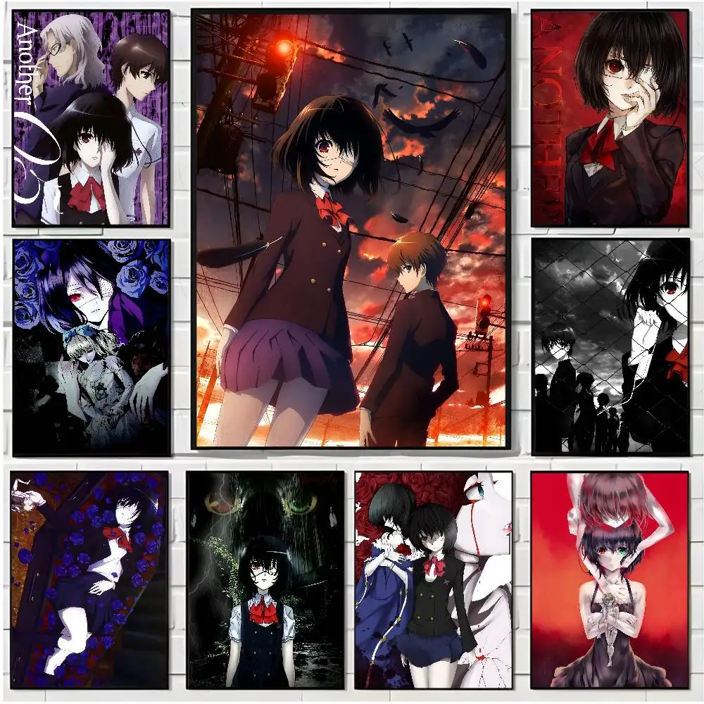 

Horror Anime List of Another episodes Poster HD art poster for home living room bar office decoration sticky waterproof