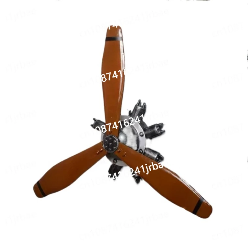 Metal Wall Hanging Decor Metal Crafts Cafe Restaurant Bar Wall Hang Kids High Quality  Retro Large Airplane Propeller