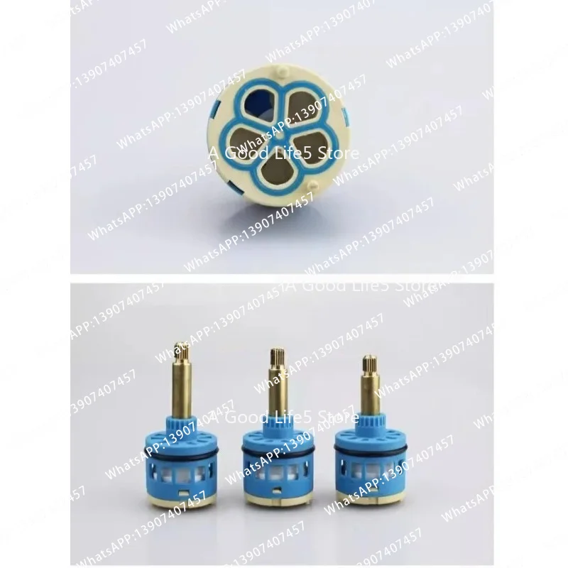 1PC is suitable for wall-mounted concealed shower faucet diversion valve cylinder 5-hole water separator core