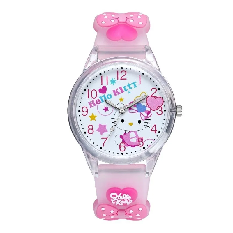 Sanrio Hello Kitty Quartz children Watch For Girls Cute Cartoon Design Ideal Festive Gift Fashionable Timepiece gifts