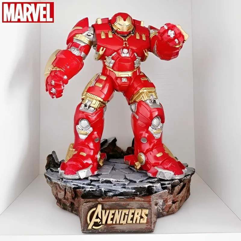 32cm Iron Man Avengers Alliance 4 Iron Man Anti Hawk Armor Mk44 Model Pendant Imitation Metal Big Hand Birthday Birthday Gift