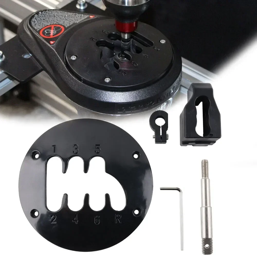 140mm/95mm/75mm Lever Simulator Game Gear Short Throw Damping Shifter for Thrustmaster TH8A 6 Speed Cover