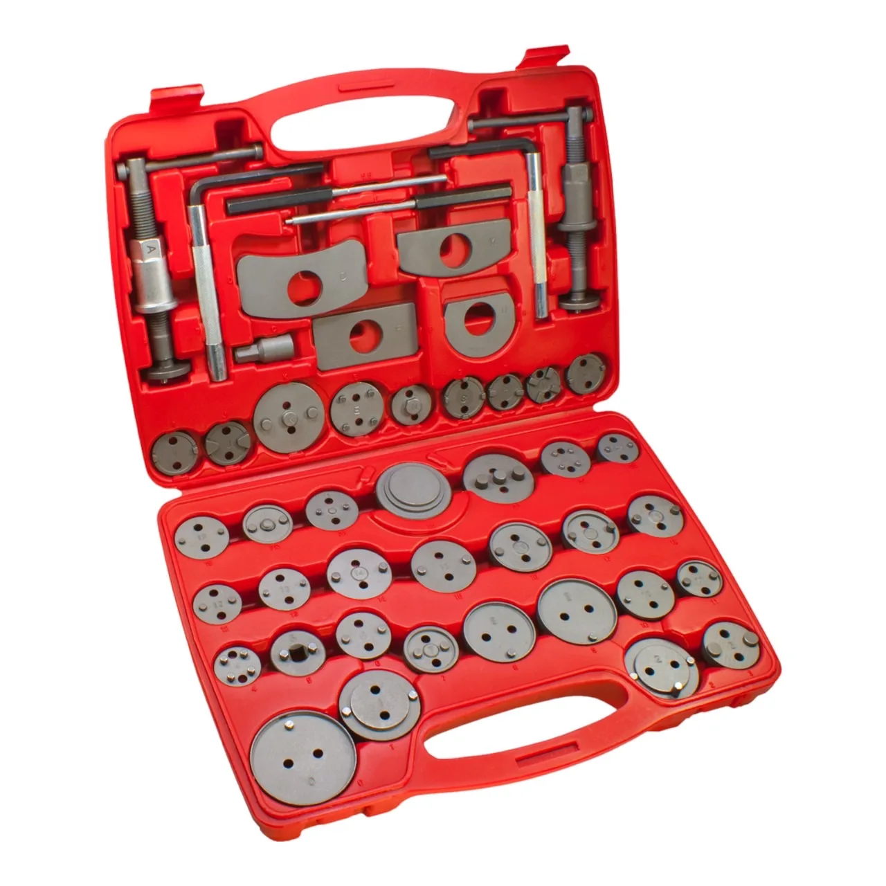 

Multifunctional Car Socket Wrench Hand Tool 46Pc Universal Caliper Disc Brake Wind Back Tool Kit