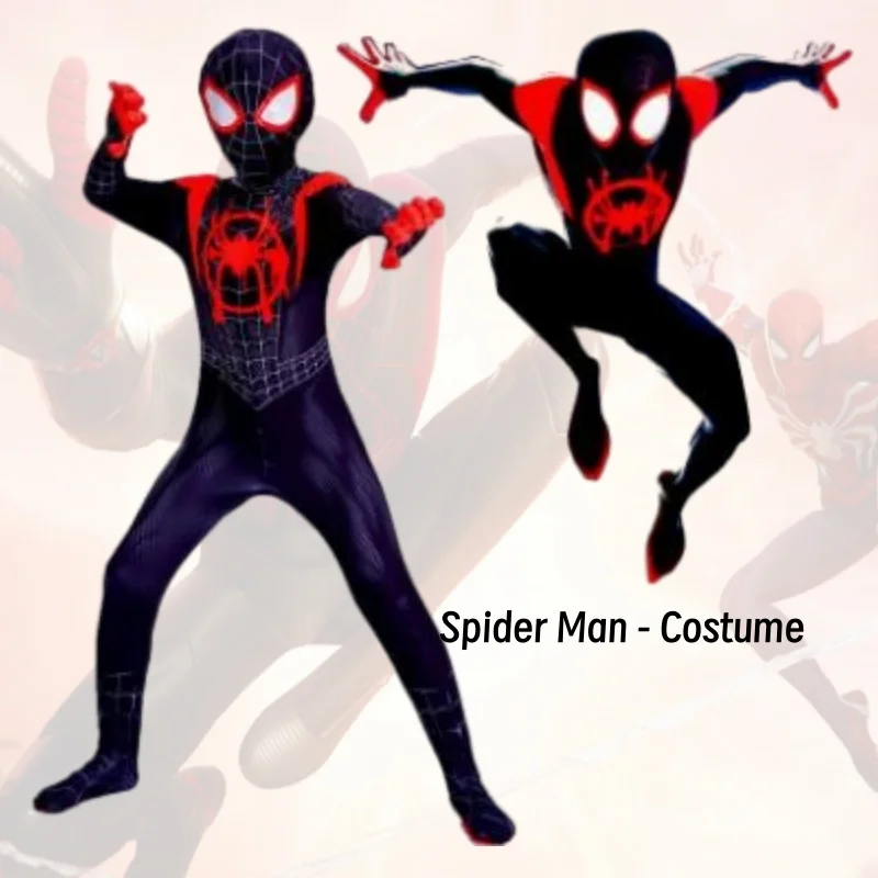

2026 new anime cosplay costumes, superhero jumpsuit, children's Spider Man cosplay costumes, gift size 110-150cm