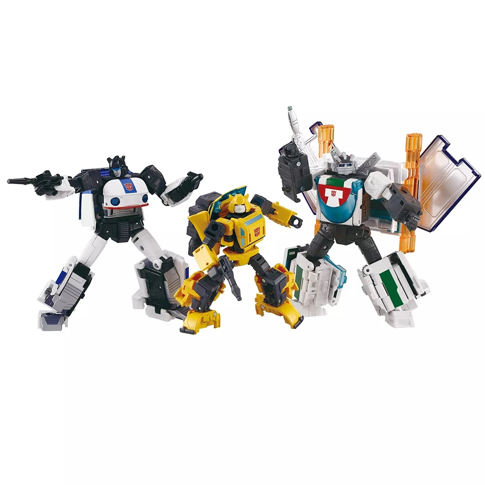 [متوفر] سلسلة التقاط الدرامي المحولات Cybertron Chase (Bumblebee و Jazz وWheeljack) ألعاب نموذج روبوت لشخصية الرسوم المتحركة