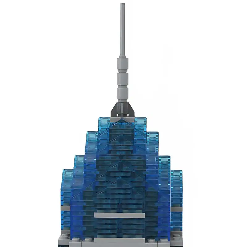 Muslimcity Landscape One Liberty Place Model MOC-44361 Famous Architecture Building Blocks mattoni giocattolo ad alta tecnologia regalo da collezione per bambini