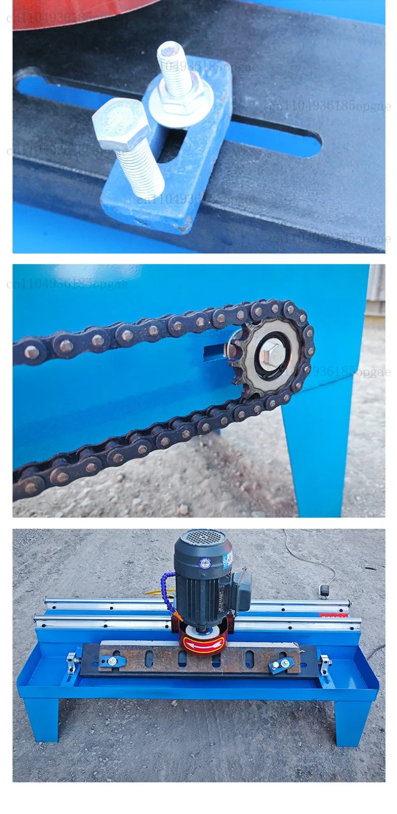 Fully automatic small sand wheel multi-functional commercial round bar track grinding machine woodworking straight line