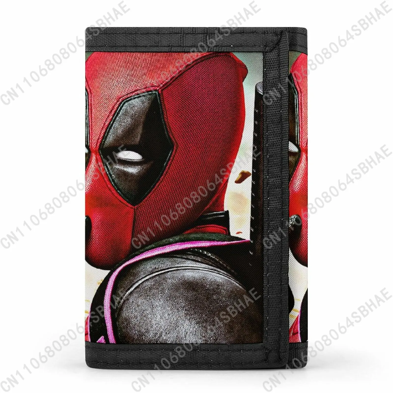 

Marvel Deadpool Tri Fold Wallet Teenage Girls Boys Slim 3 Fold Card Personalized Pattern Purse School Daily Use Cosplay