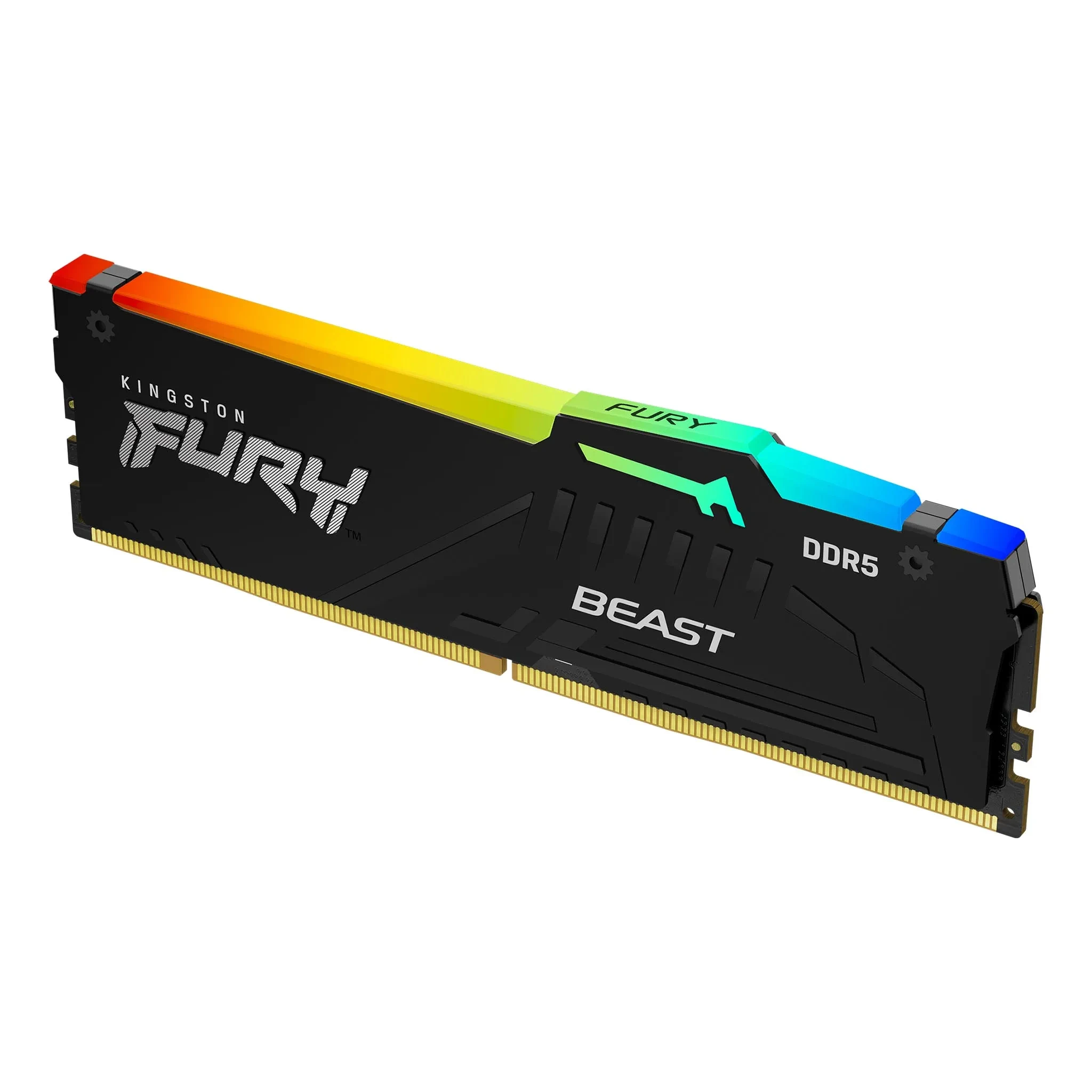 Imagem -03 - Kingston-fury Beast Placa-mãe Ddr5 Rgb 8gb 16gb 5200mhz Desktop Amd Cpu Intel Ram 288pin 1.1v