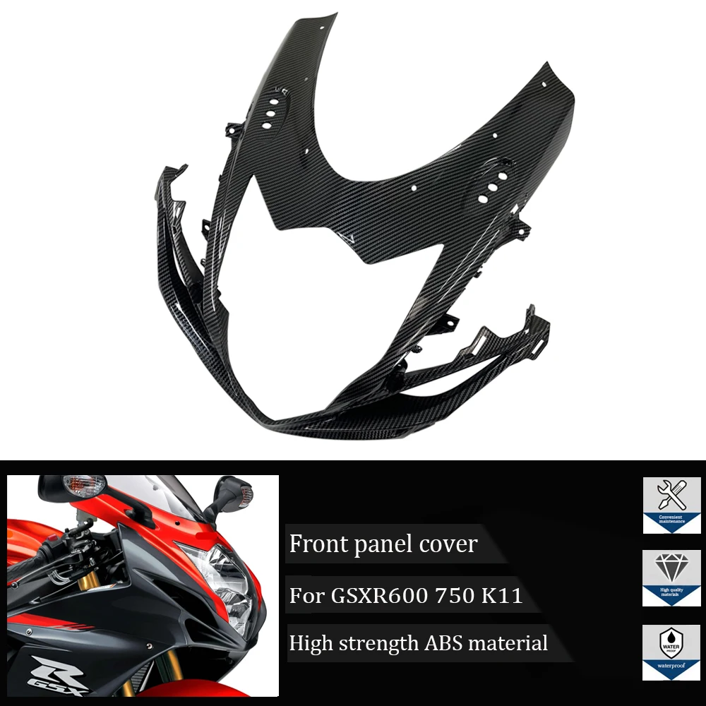 

Suitable for Suzuki GSXR 600 750 GSX-R 600 750 K11 2011-2019 Motorcycle High Quality Headlamp Nose Cover, ABS Front Cover