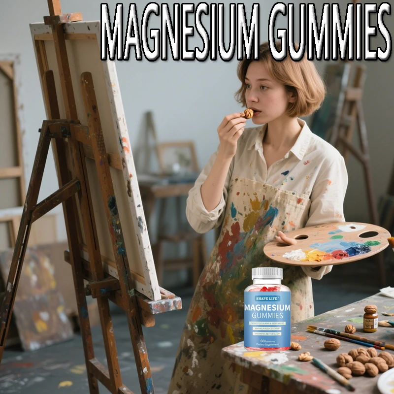 

Magnesium gummies promote neuromuscular function promote bone health energy metabolism and health food