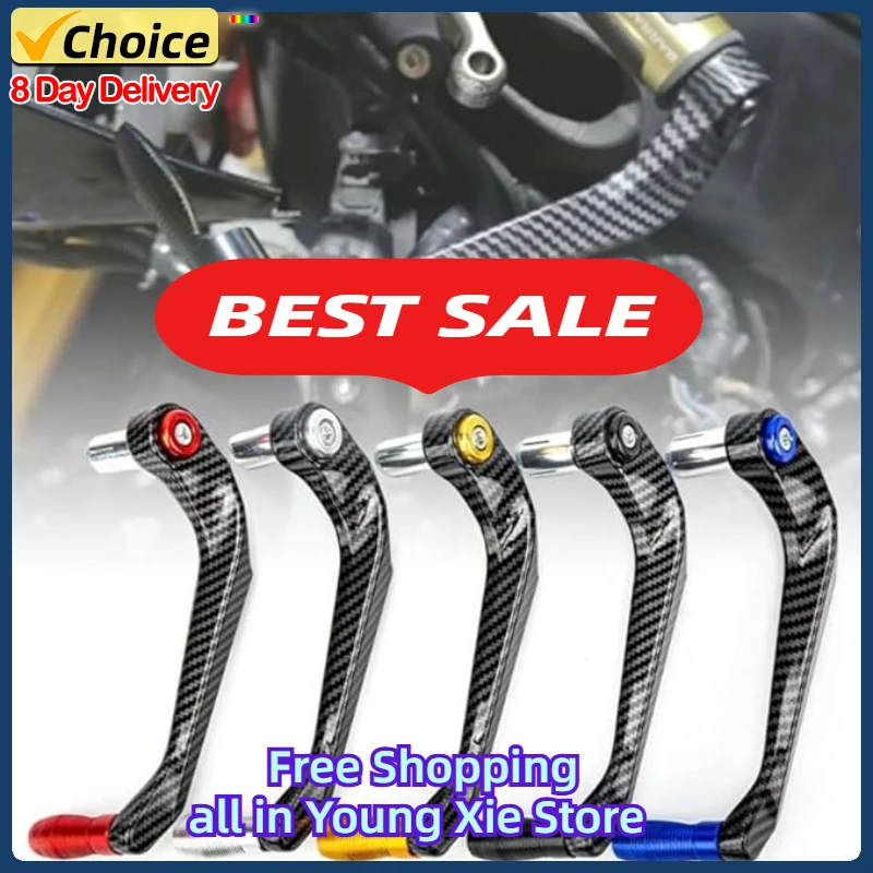 Motorcycle Die-casting Aluminum Alloy Handlebar Brake Clutch Lever Hand Guard Protector Modification Accessories Handguard