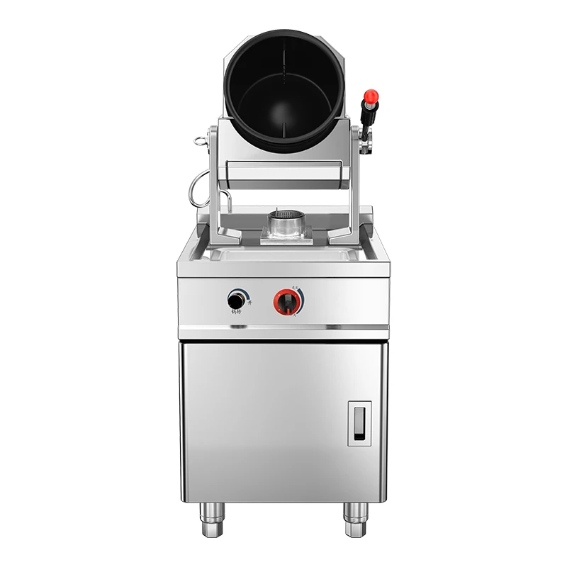 

High-Fire Automatic Wok Cooking Machine Customizable Desktop Design With Air Volume Control Smart Commercial Kitchen Equipment