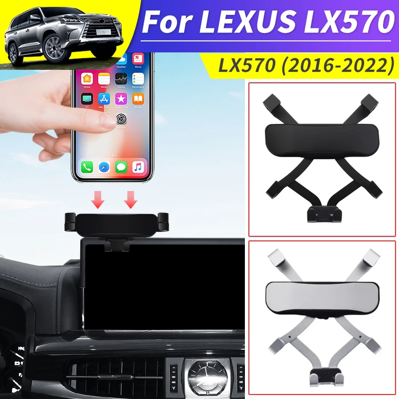 For Lexus LX570 450D 2016-2022 2021  Car Dedicated Phone Holder LX 570 Interior Modification Accessories upgrade Telephone Base