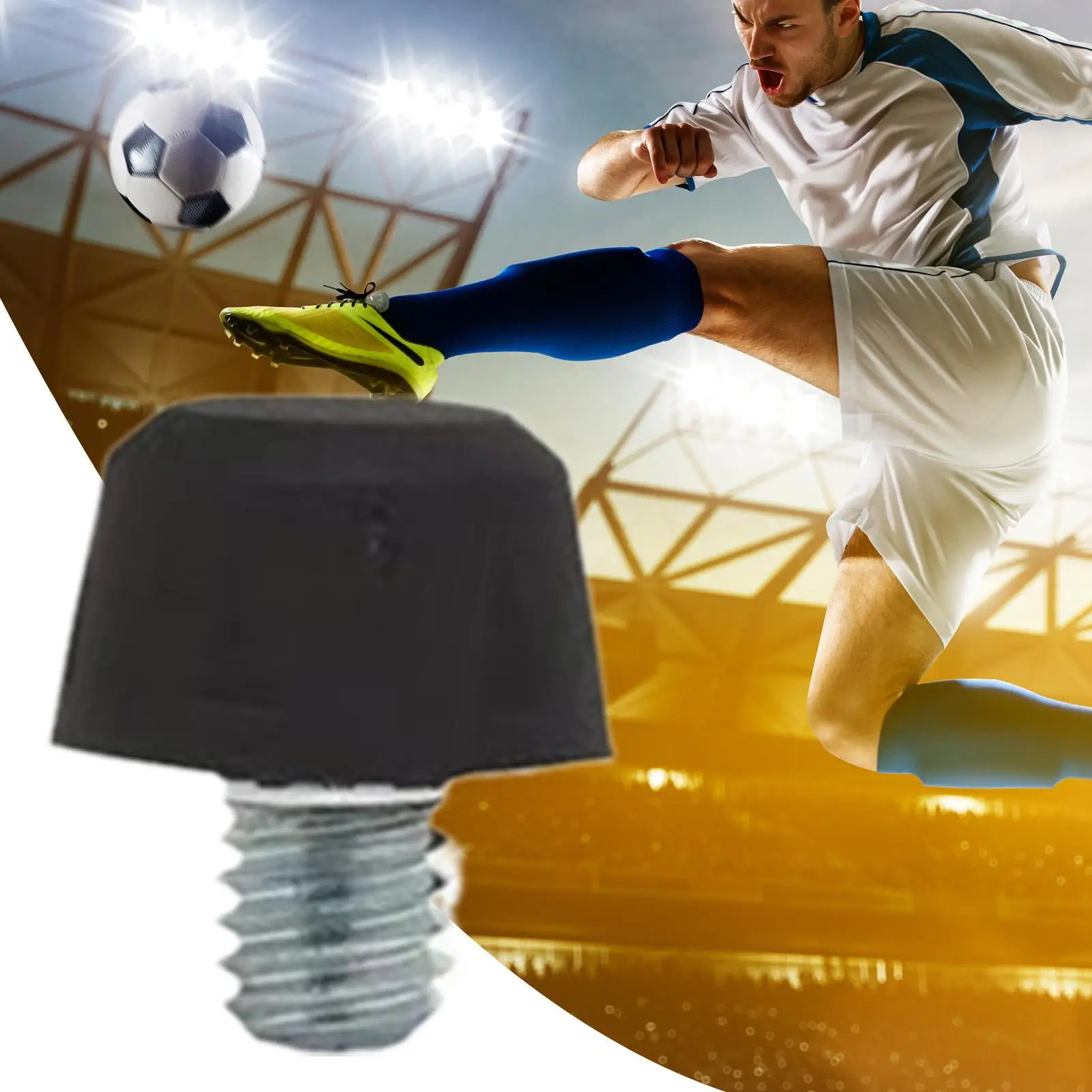 8 peças 8mm + 4 peças 11mm + 1 peça chave de substituição de sapato de futebol picos de qualidade para treinamento de relvado competição interna