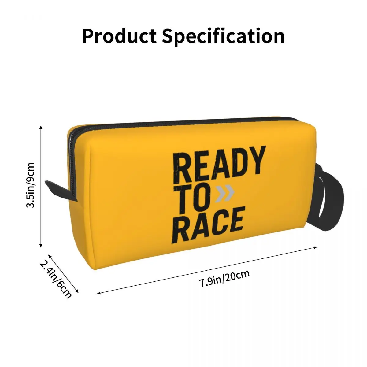 Ready To Race Cosmetic Bag for Women Makeup Bags Racing Motorbike Motorcycle Travel Zipper Toiletry Bag Organizer Merch