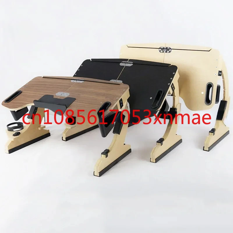 Adjustable Desk Bed Table Laptop Folding Table Aluminum Alloy Standing Computer Desk Ergonomic Lap Desk Home Office Furniture