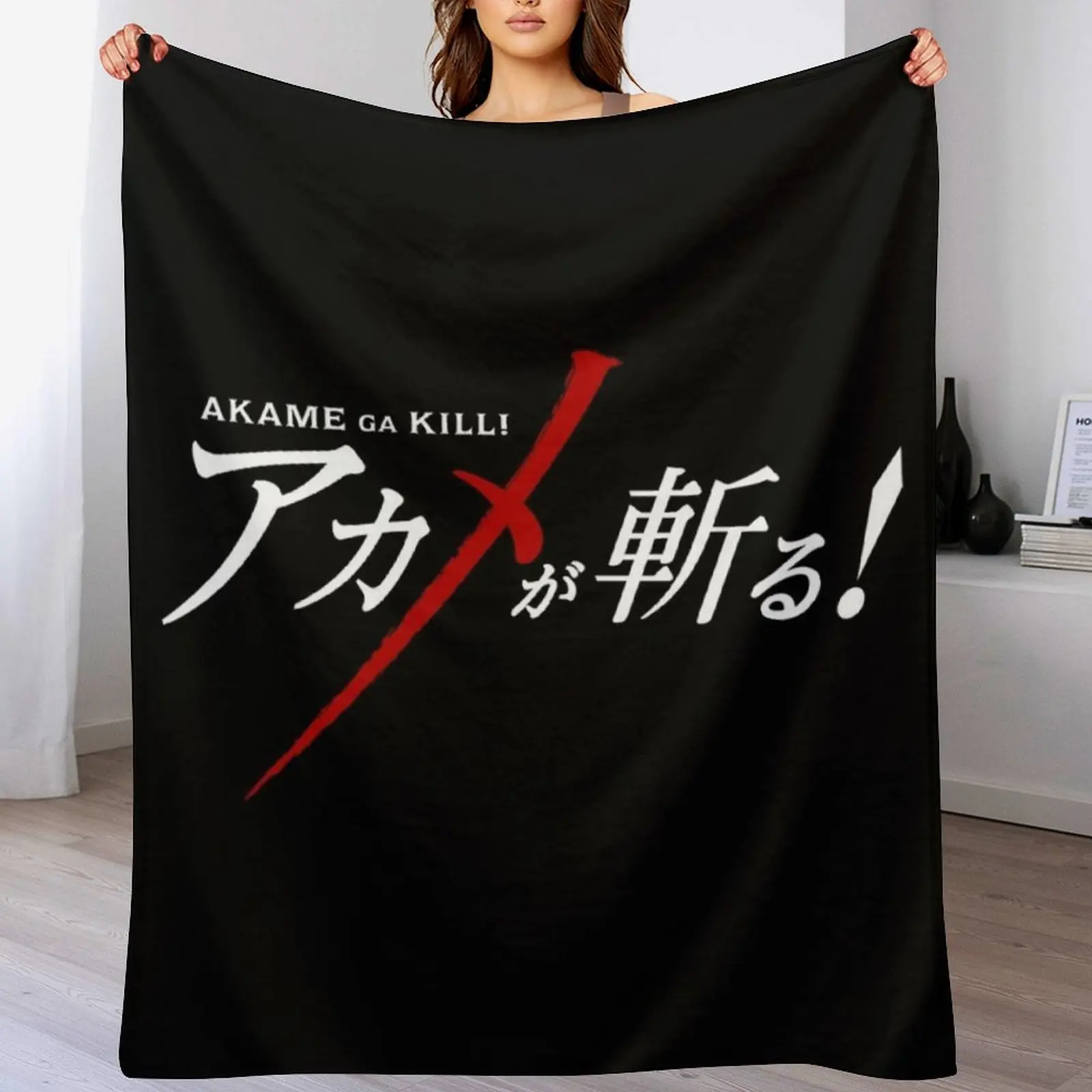 Akame Ga Kill Logo Throw Blanket for winter Thin warm winter Polar Blankets