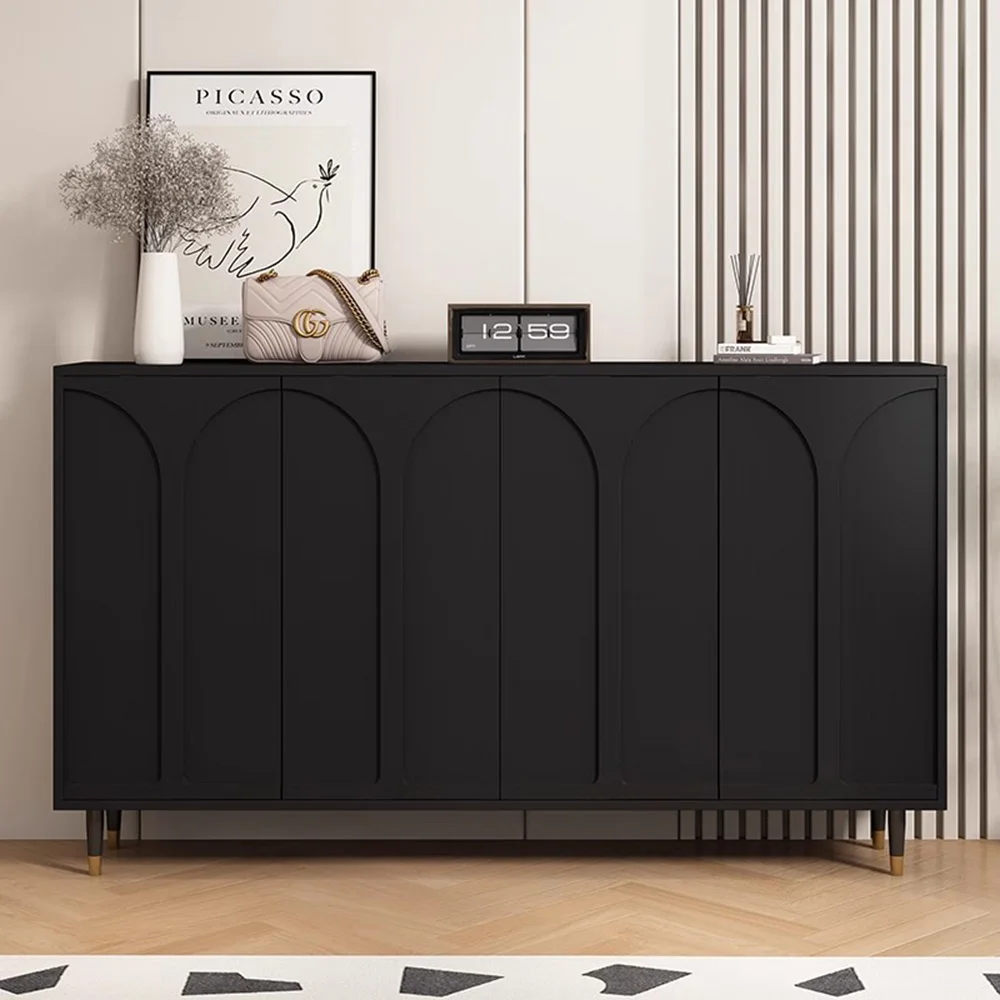 

Dust Proof Black Shoes Cabinets Organizer Door Space Saving Entrance Shoes Racks Modern System Zapateras Organizador Furnitures