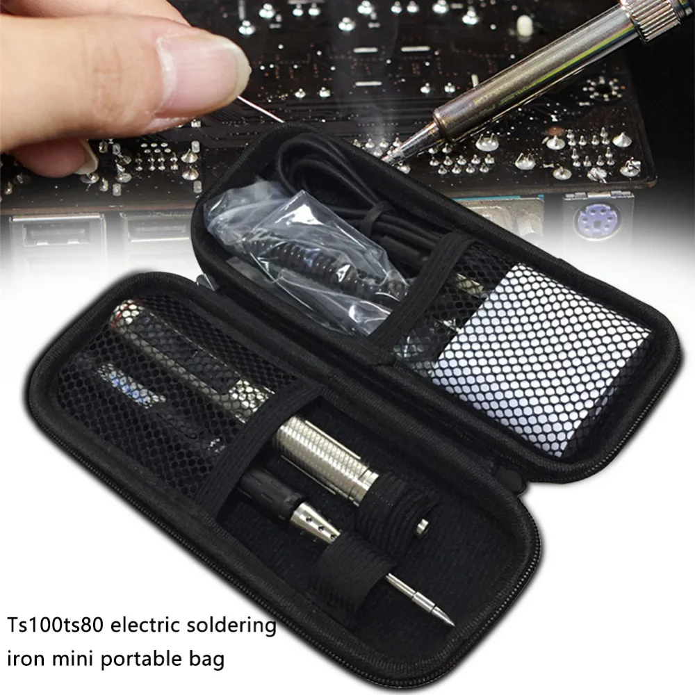 Tools Pouch Electric Screwdriver Protective Carry Case EVA Practical Waterproof Organizer Soldering Iron Storage Bag Portable