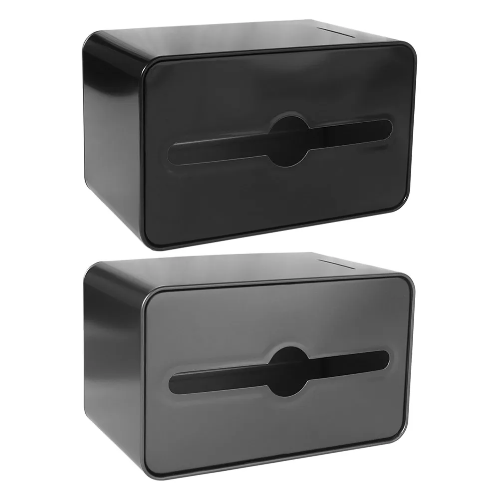 Wall-Mounted Toilet Paper Holder Non Perforated Metal Bathroom Tissue Rack High Quality Waterproof Tissue Storage Case Hotel view 5
